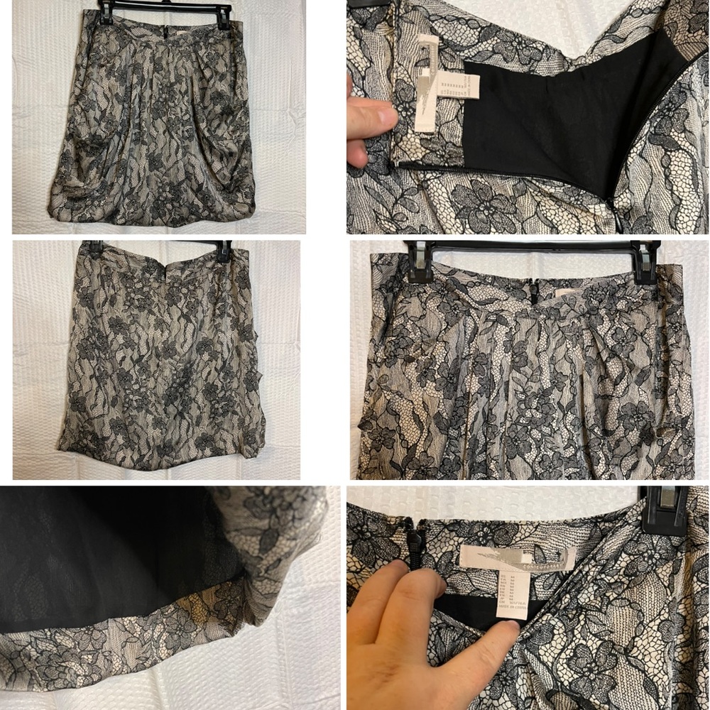 Silk Mini Skirt